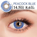 Peacock Blue Contact Lenses